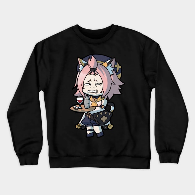 Chibi Diona - Genshin Impact Crewneck Sweatshirt by MangaXai